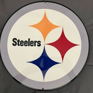 Pittsburgh Steelers heavy duty metal sign